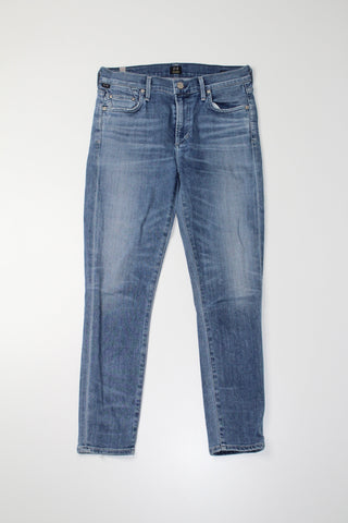 Citizens of humanity rocket crop high rise skinny jeans, size 28