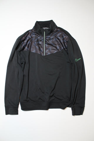 Mens Nike black golf 1/4 zip pullover, size medium  (price reduced: was $30)