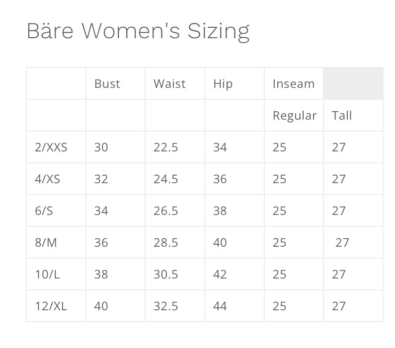 Bäre Activewear black pattern barely there leggings, size 4 (xs) (25”)