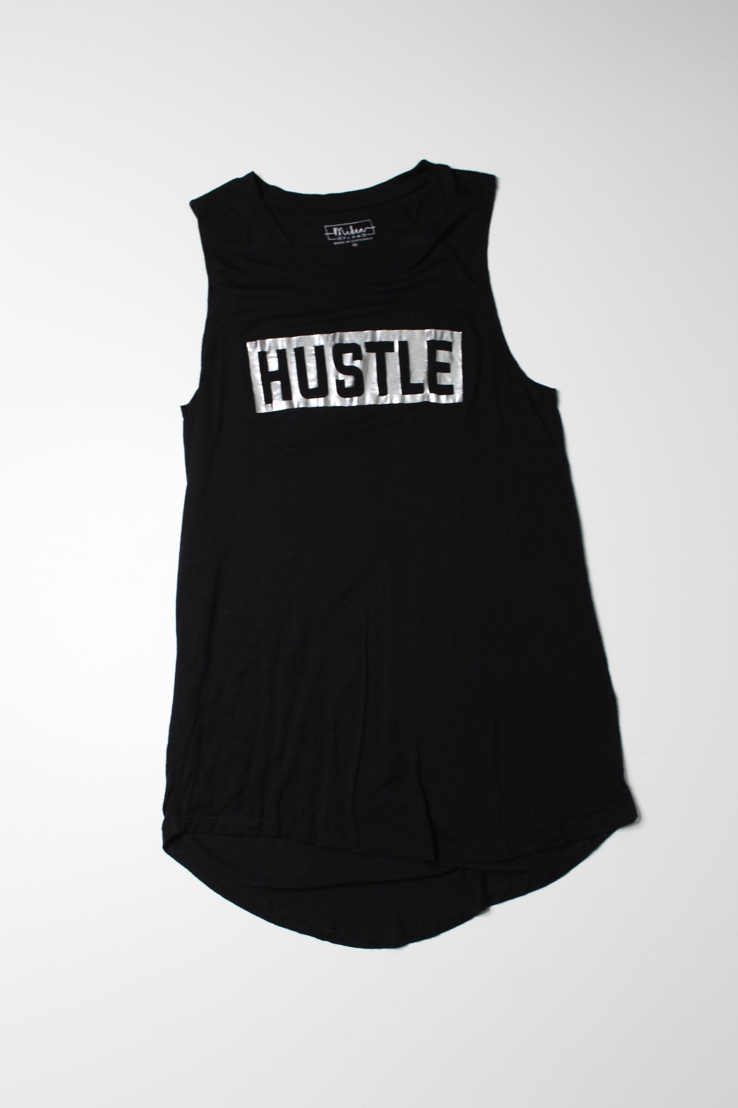 Miken Flow black HUSTLE muscle tank, size xs (additional 50% off)