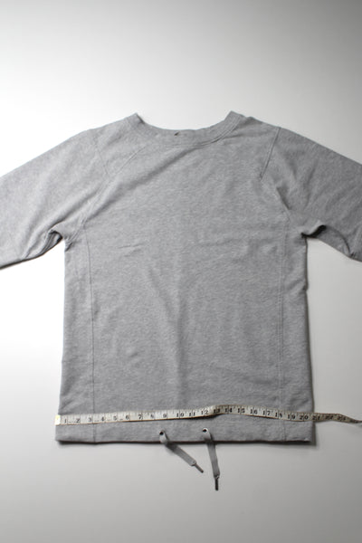 Lululemon grey french terry cotton tunic, no size. fits like size 10 (price reduced: was $30)