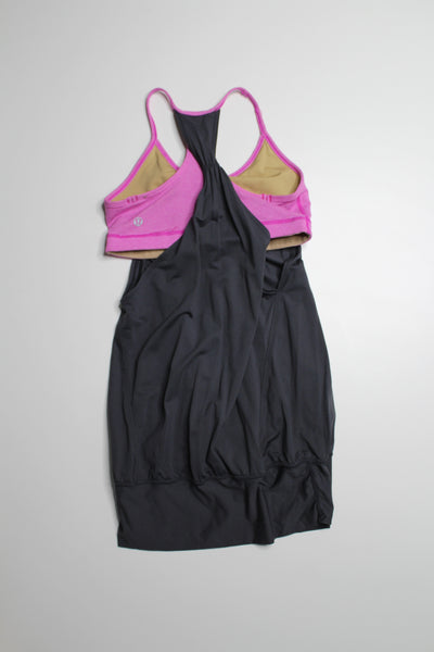 Lululemon grey/pink no limits tank, size 4 (price reduced: was $20)