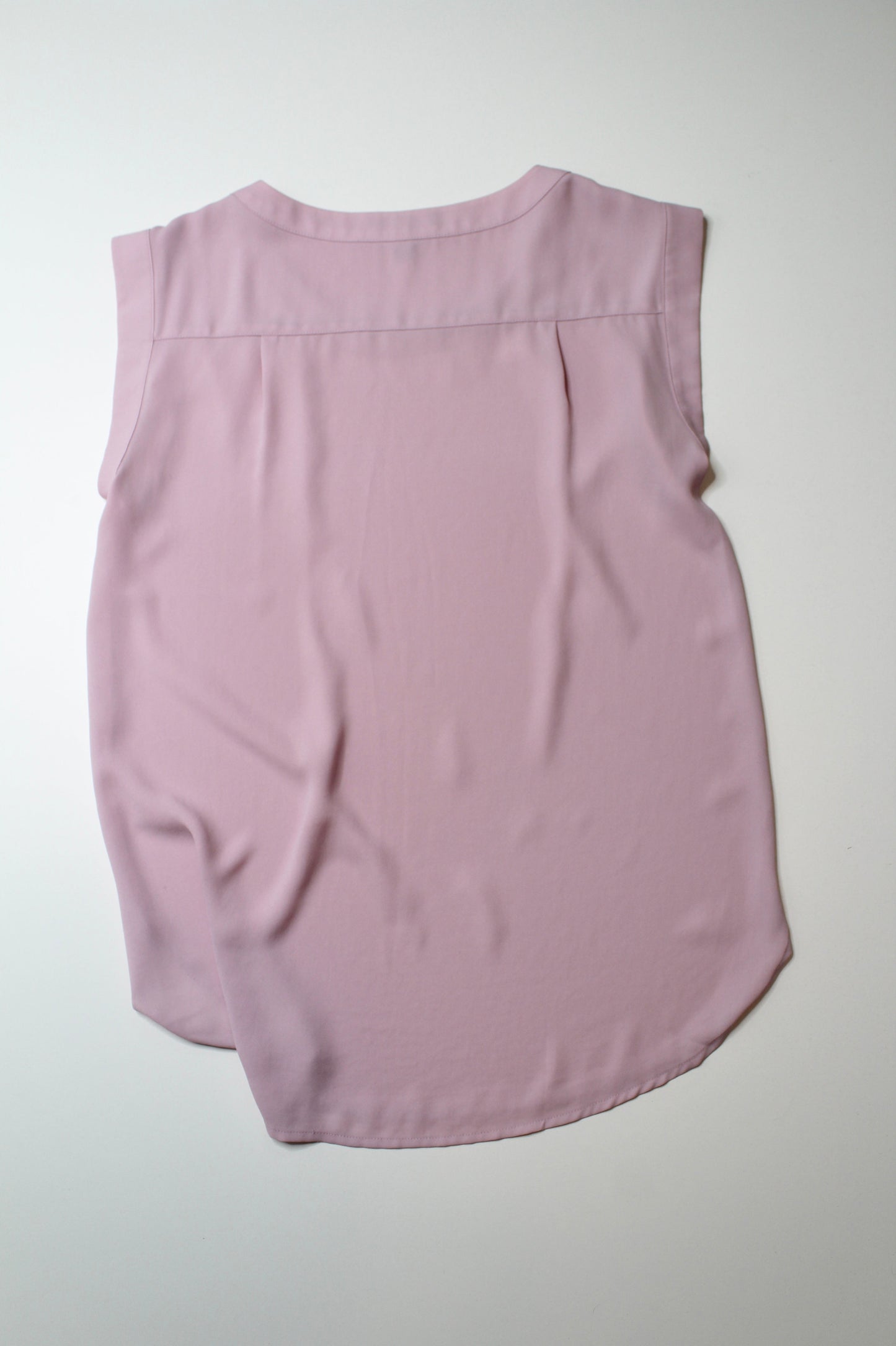 J.CREW dusty pink sleeveless blouse, size 0 (loose fit) (price reduced: was $42)