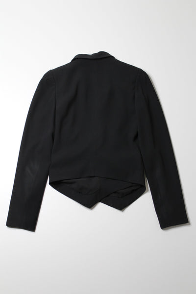 Aritzia black babaton 'power' waist blazer, size 4 (price reduced: was $65)