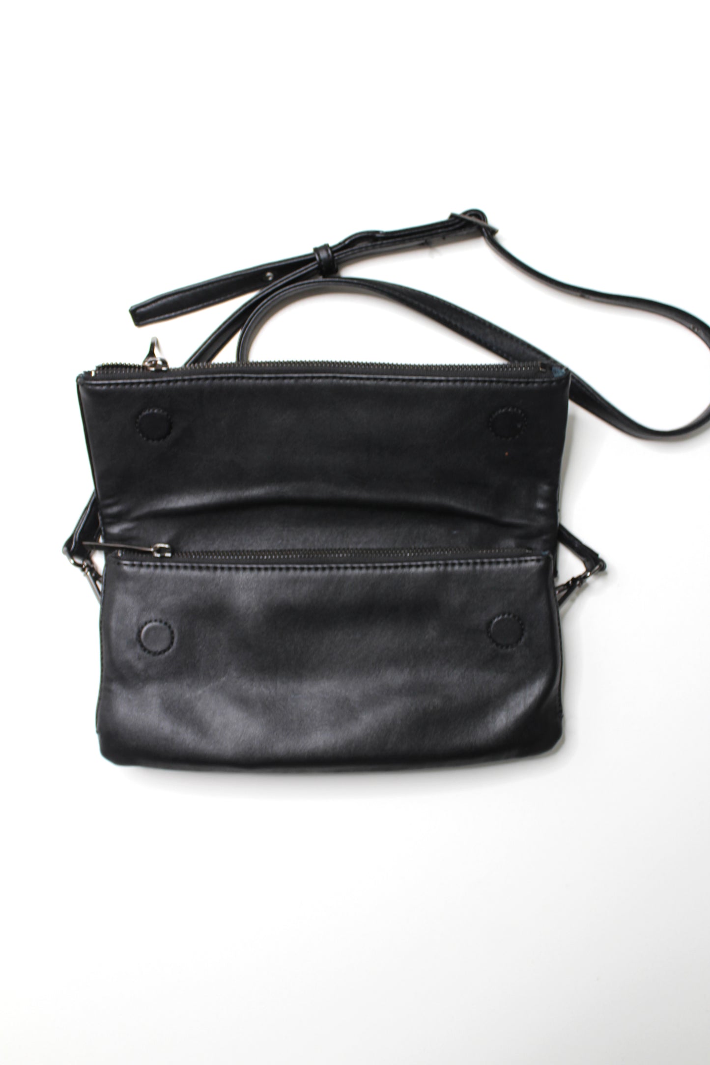 Matt & Nat black fold over crossbody purse (additional 50% off)