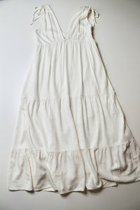 Lost in Lunar off white linen maxi dress, size large (additional 50% off)
