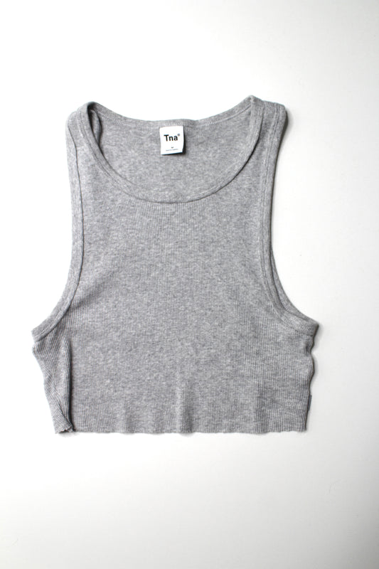 Aritzia TNA grey cropped tank, size medium (additional 20% off)