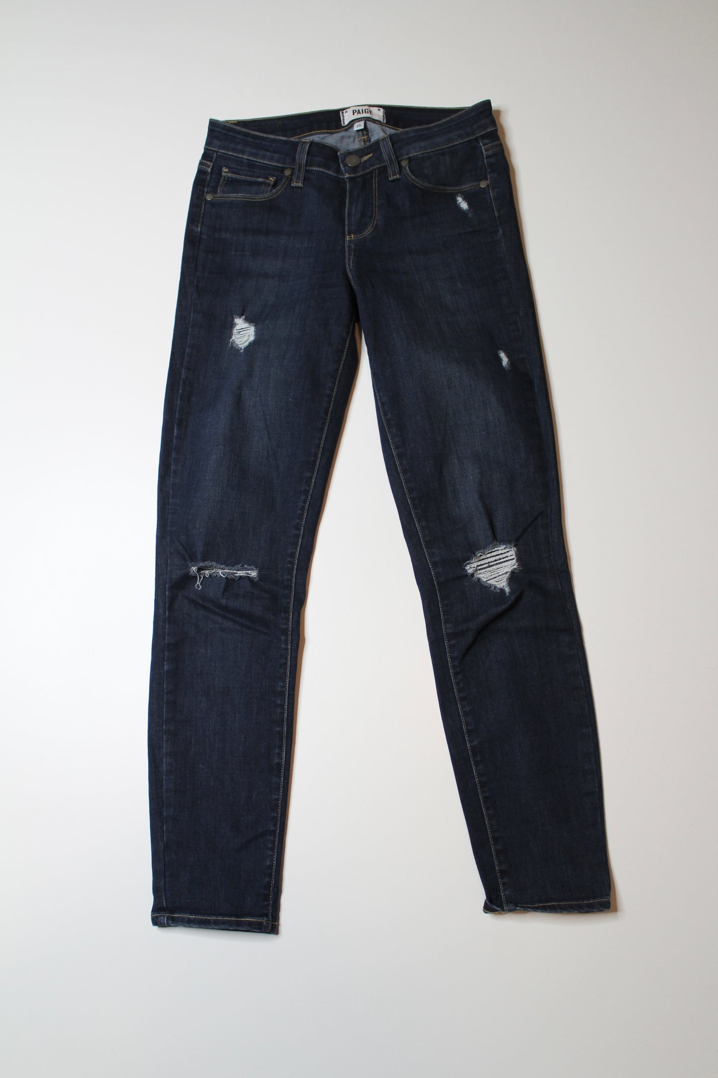 Paige verdugo ankle skinny jeans, size 25 (additional 50% off)