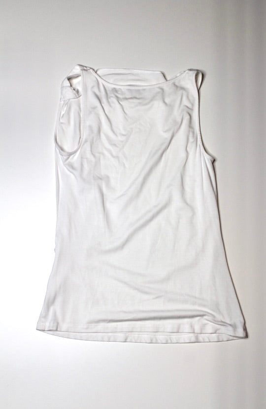 Theory cream faux wrap tank, size small (price reduced: was $40)