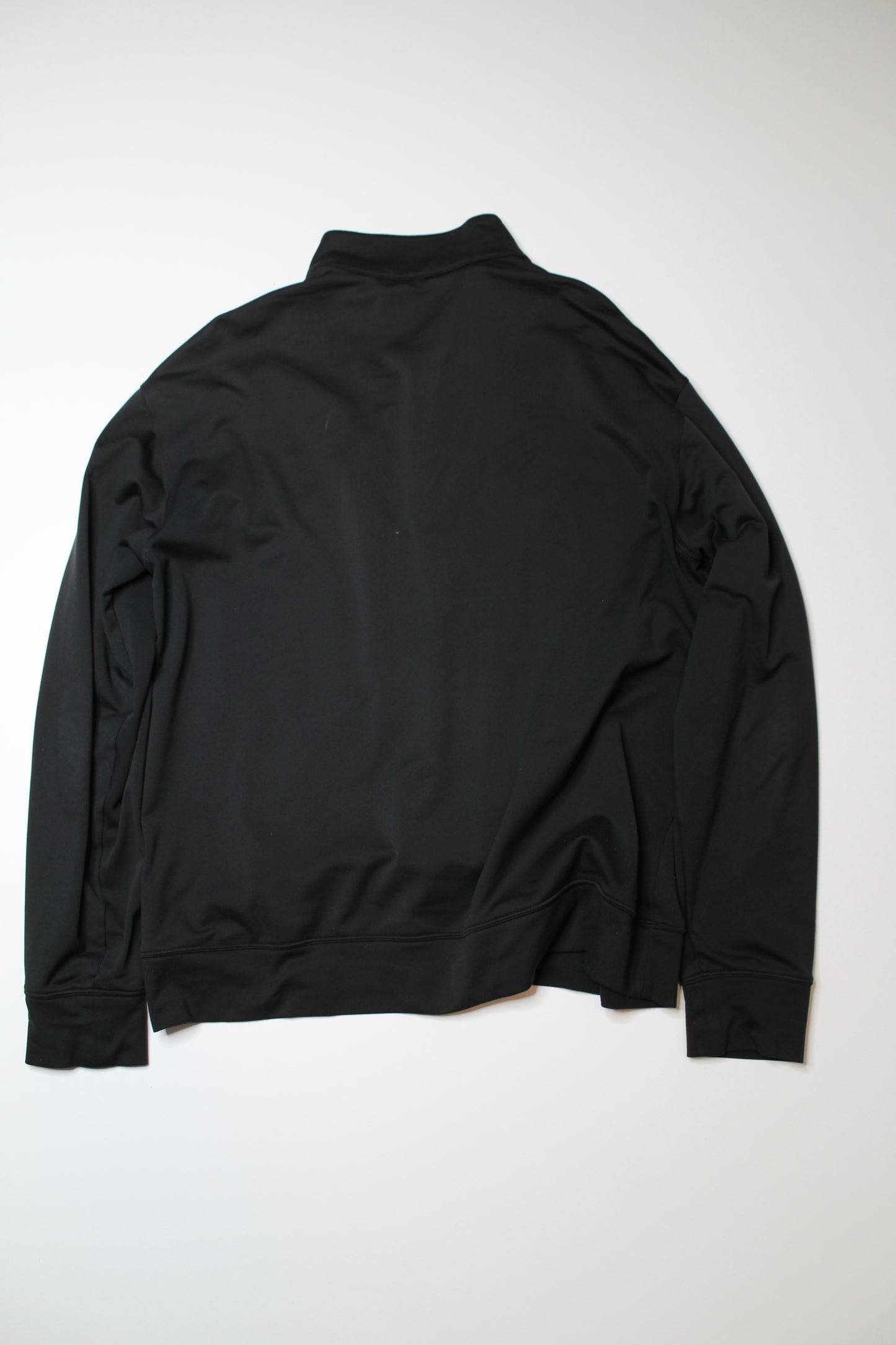 Mens Nike black golf 1/4 zip pullover, size medium