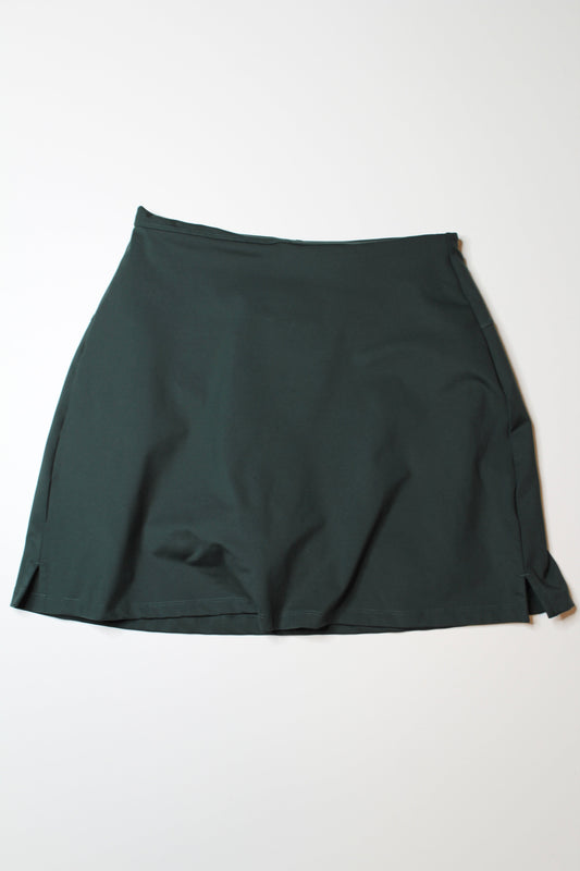 Girlfriend Collective forest green golf/tennis skirt, size large (price reduced: was $30)