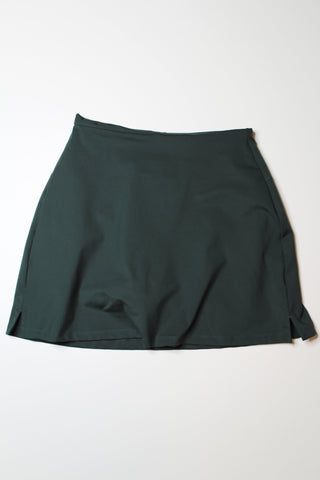Girlfriend Collective forest green golf/tennis skirt, size large (price reduced: was $36)