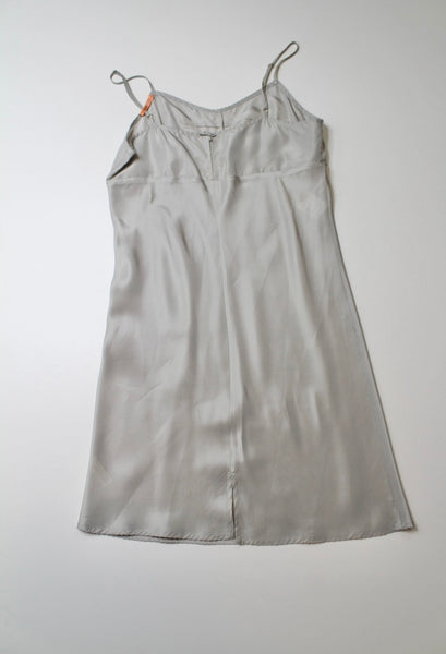 Anthropologie light grey silk slip, size small  (additional 50% off)