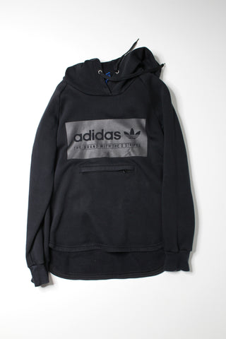 Adidas black hoodie, size xs (loose fit) (additional 50% off)