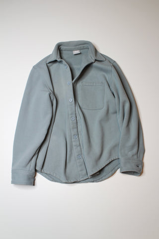 Aritzia TNA cozy AF sage mega shirt shacket, size 1 (fits like loose fit size small)