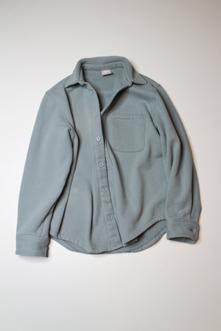 Aritzia TNA cozy AF sage mega shirt jacket, size 1 (fits like loose size small) (price reduced: was $30)