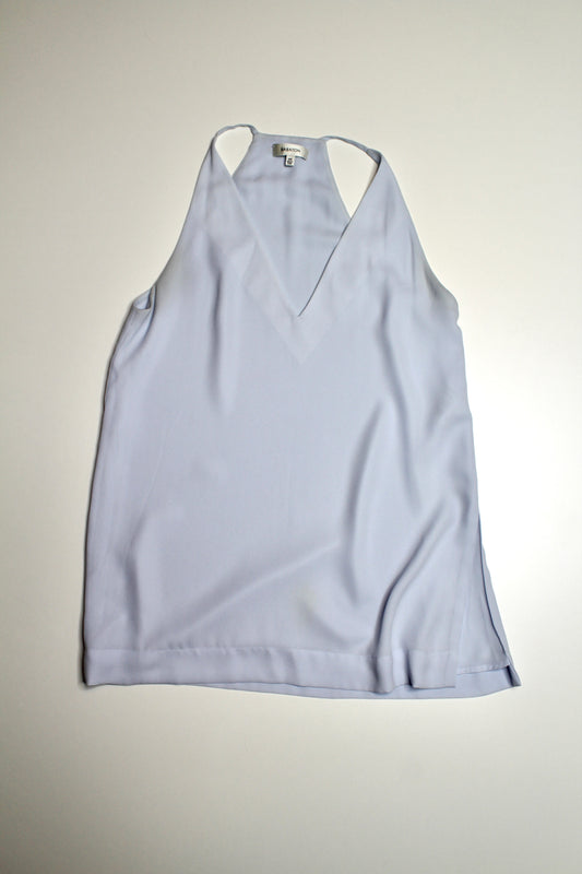 Aritzia babaton light blue morris blouse, size xs