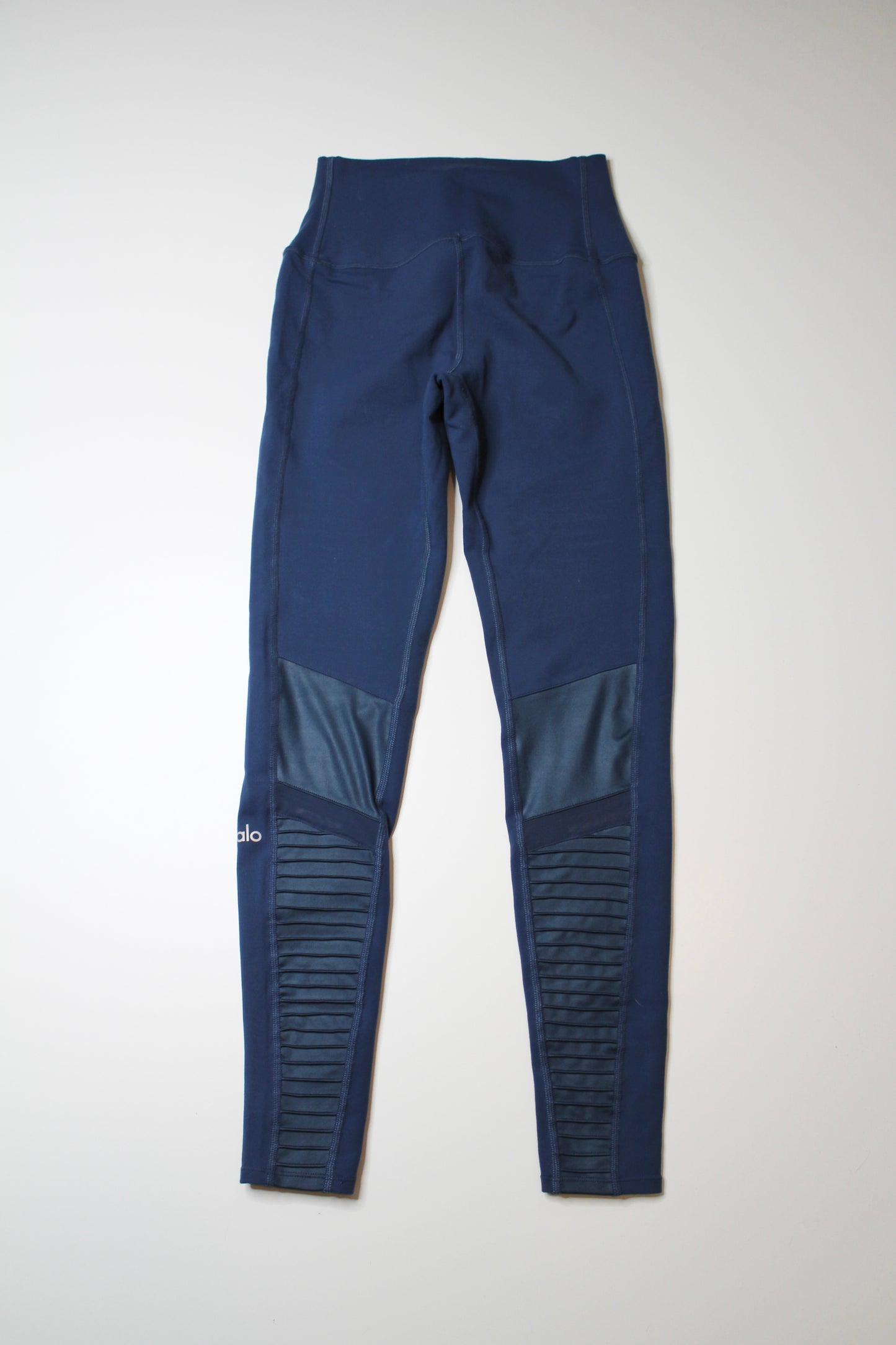 Alo Yoga blue high-waist moto leggings, size small (price reduced: was $58)