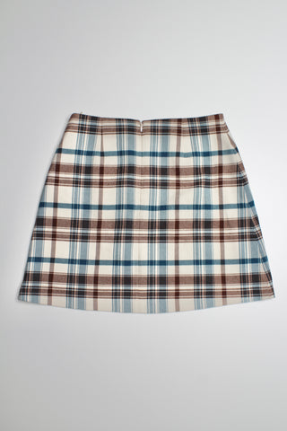 Aritzia wilfred plaid skirt, size 4 (price reduced: was $30)
