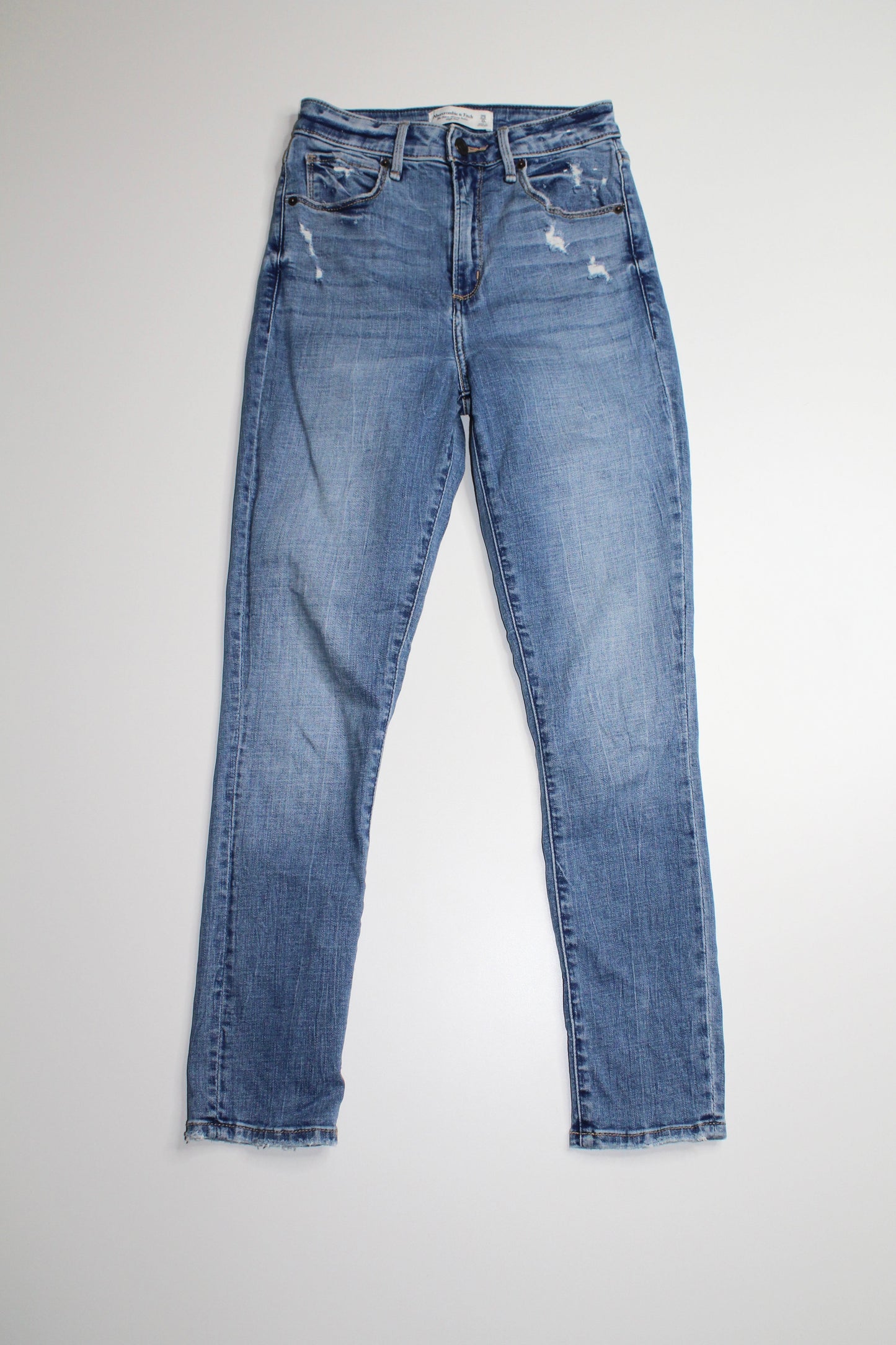 Abercrombie & Fitch high rise curve love super skinny jeans, size 25 (additional 40% off)