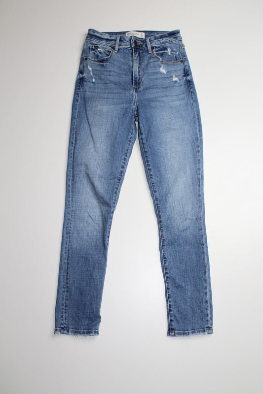 Abercrombie & Fitch high rise curve love super skinny jeans, size 25 (additional 40% off)