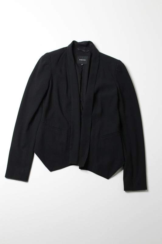 Aritzia black babaton 'power' waist blazer, size 4 (price reduced: was $68)