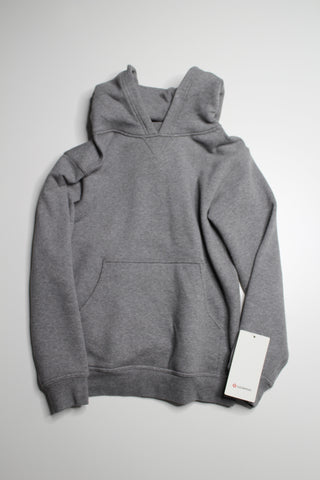 Lululemon heathered grey all yours hoodie, size 2 (fits like size 4, loose fit) *new with tags
