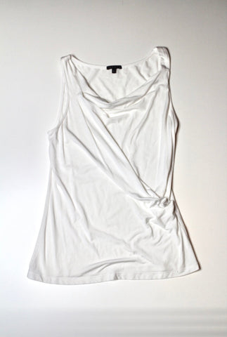 Theory cream faux wrap tank, size small (additional 50% off)
