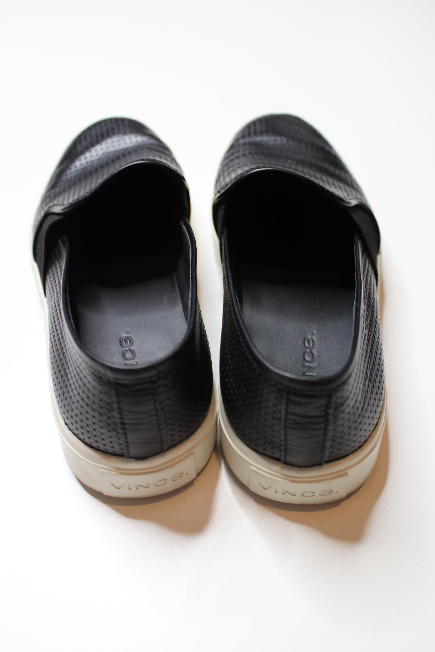 Vince black slip on sneaker, size 36 (6) (price reduced: was $58)