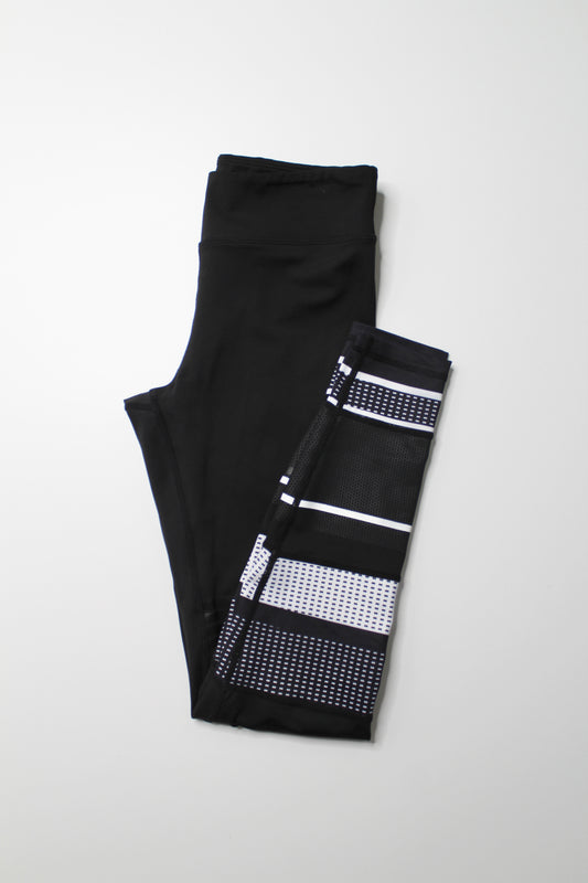 Lilybod black / white leggings, size xs