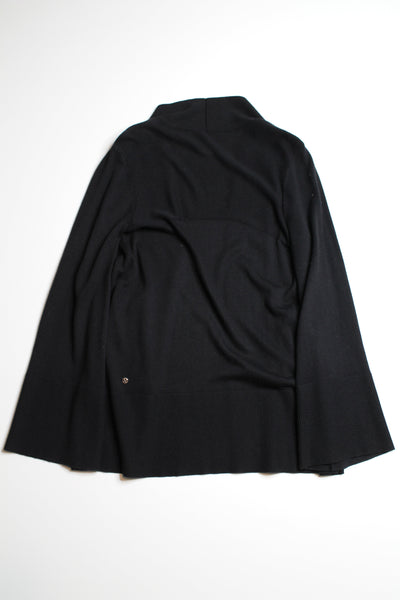 Lululemon black soft side kimono cardigan, size 6 (price reduced: was $58)