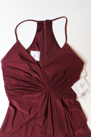 David’s Bridal merlot bridesmaid/formal event gown, size 0 *new with tags