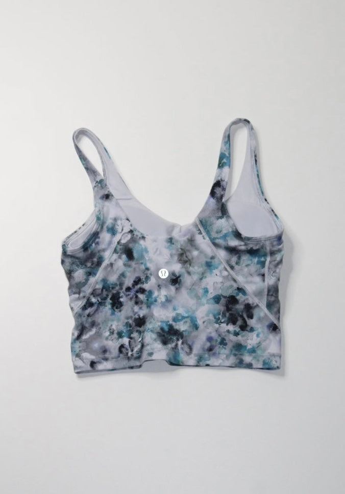 Lululemon kaleidofloral multi align tank, size 4