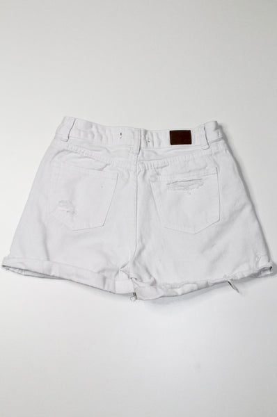 Bluenotes white high rise mom jean shorts, size 26 (price reduced: was $18)