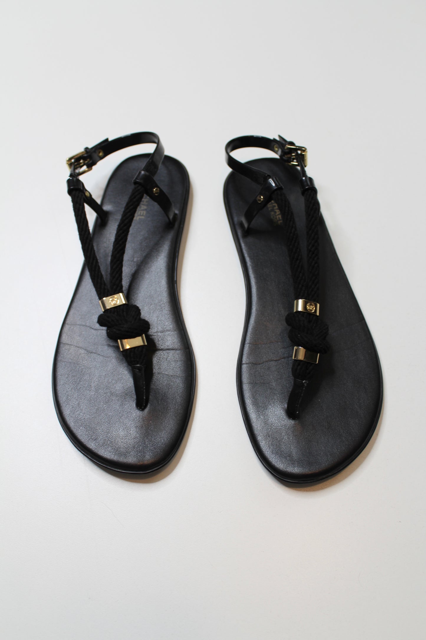 Michael Kors black sandals, size 8 (price reduced: was $58)