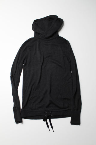 Lululemon dark grey merino wool pullover hoodie, size 4 (price reduced: was $48)