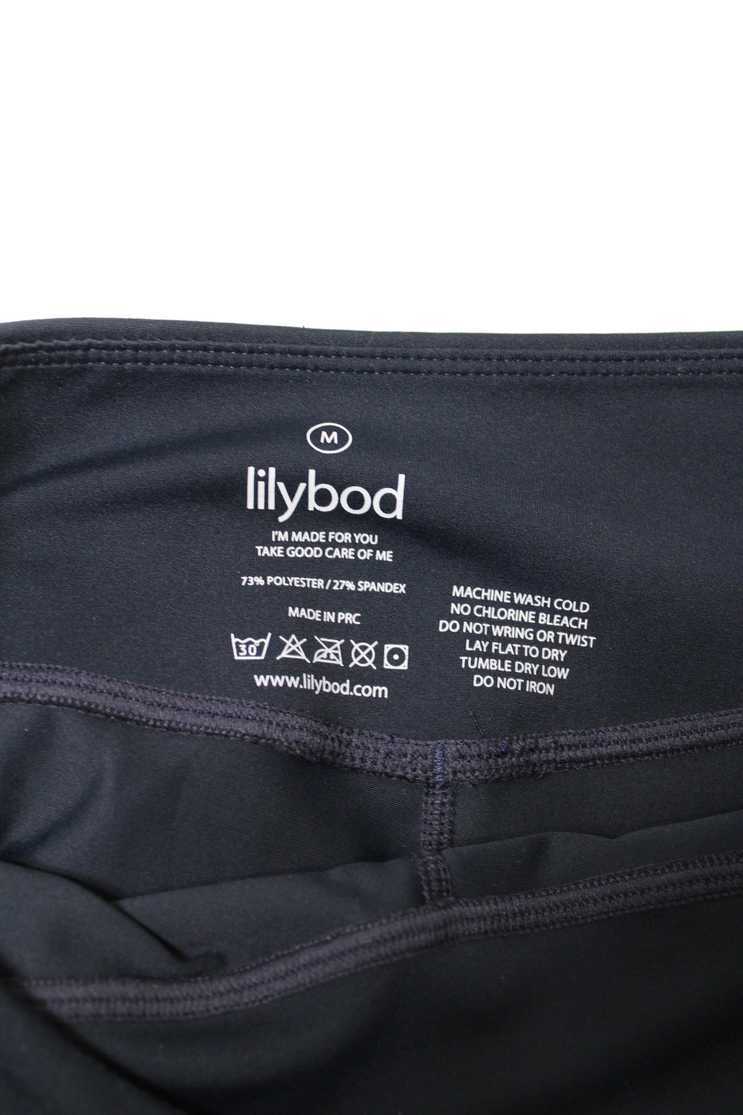 Lilybod navy leggings, size medium (additional 50% off)