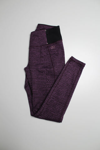 Calia by Carrie Underwood plum jacquard leggings, size small (additional 50% off)