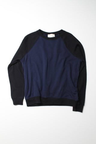 Aritzia wilfred free navy / black sweatshirt, size xs (loose fit) (price reduced: was $30) (additional 20% off)
