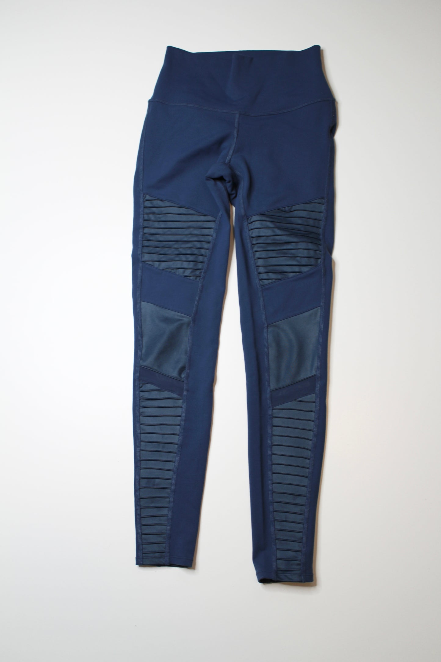 Alo Yoga blue high-waist moto leggings, size small (price reduced: was $58)