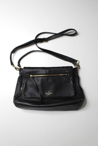 Kate Spade black cobble Hill devin medium sized crossbody hoho bag (price reduced: was $98)