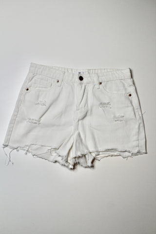 B.P. (Nordstrom) white jean shorts, size 27 (price reduced: was $15)
