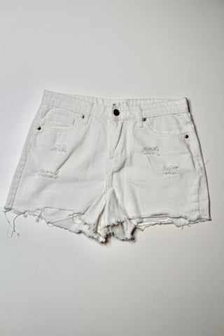 Nordstrom B.P. white jean shorts, size 27 (price reduced: was $15)