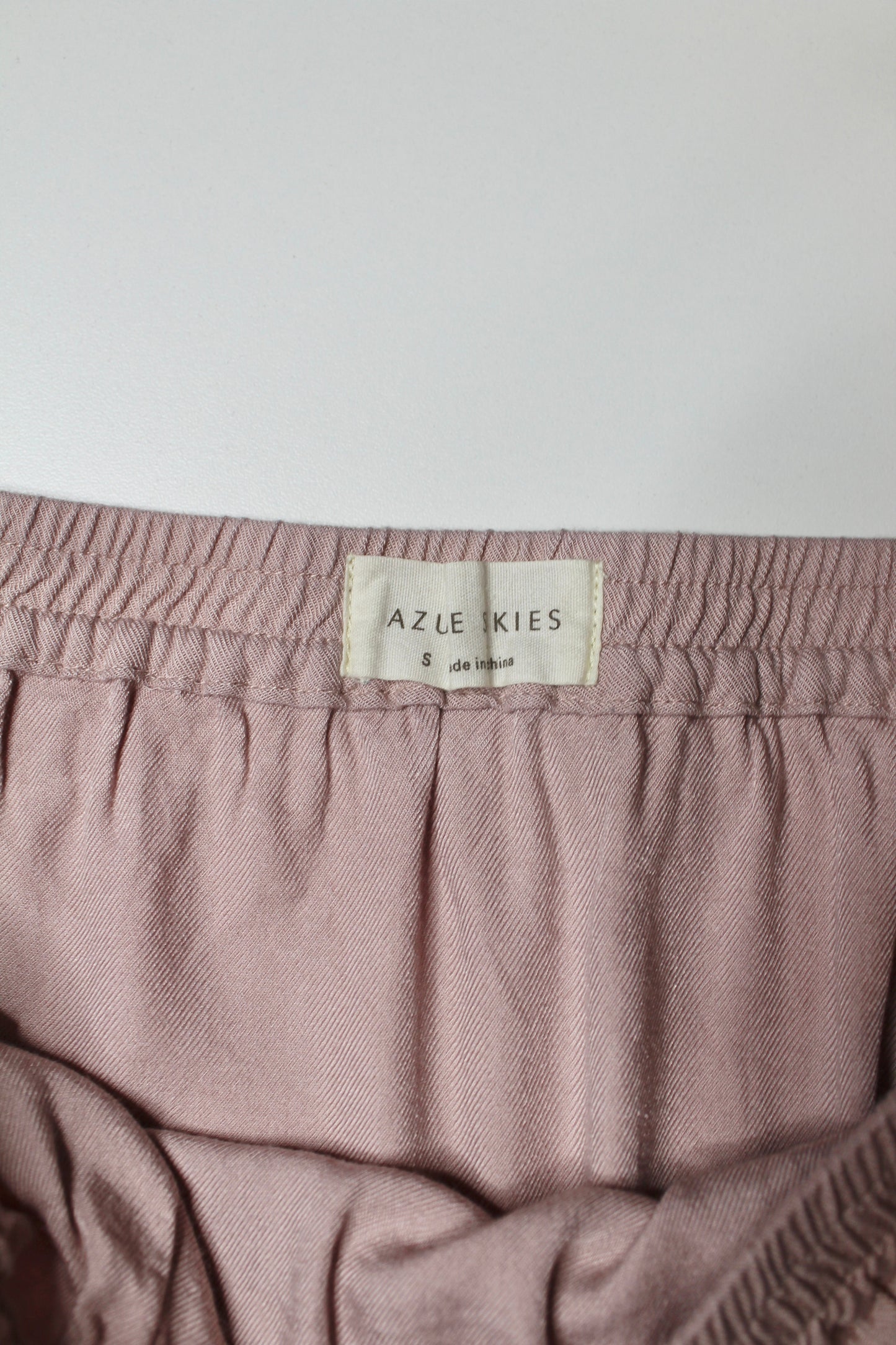 Aritzia Azure Skies dusty pink strapless shorts romper, size small (price reduced: was $25)