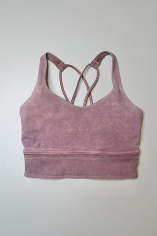 Lululemon snow wash antoinette ‘free to be’ bra, size 2 *long line rib