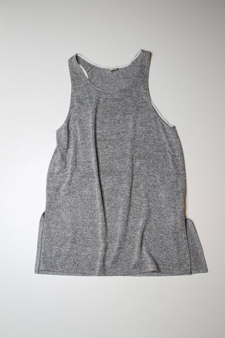 Aritzia heathered grey wilfred free tank, size xs (loose fit) Fits xs/small