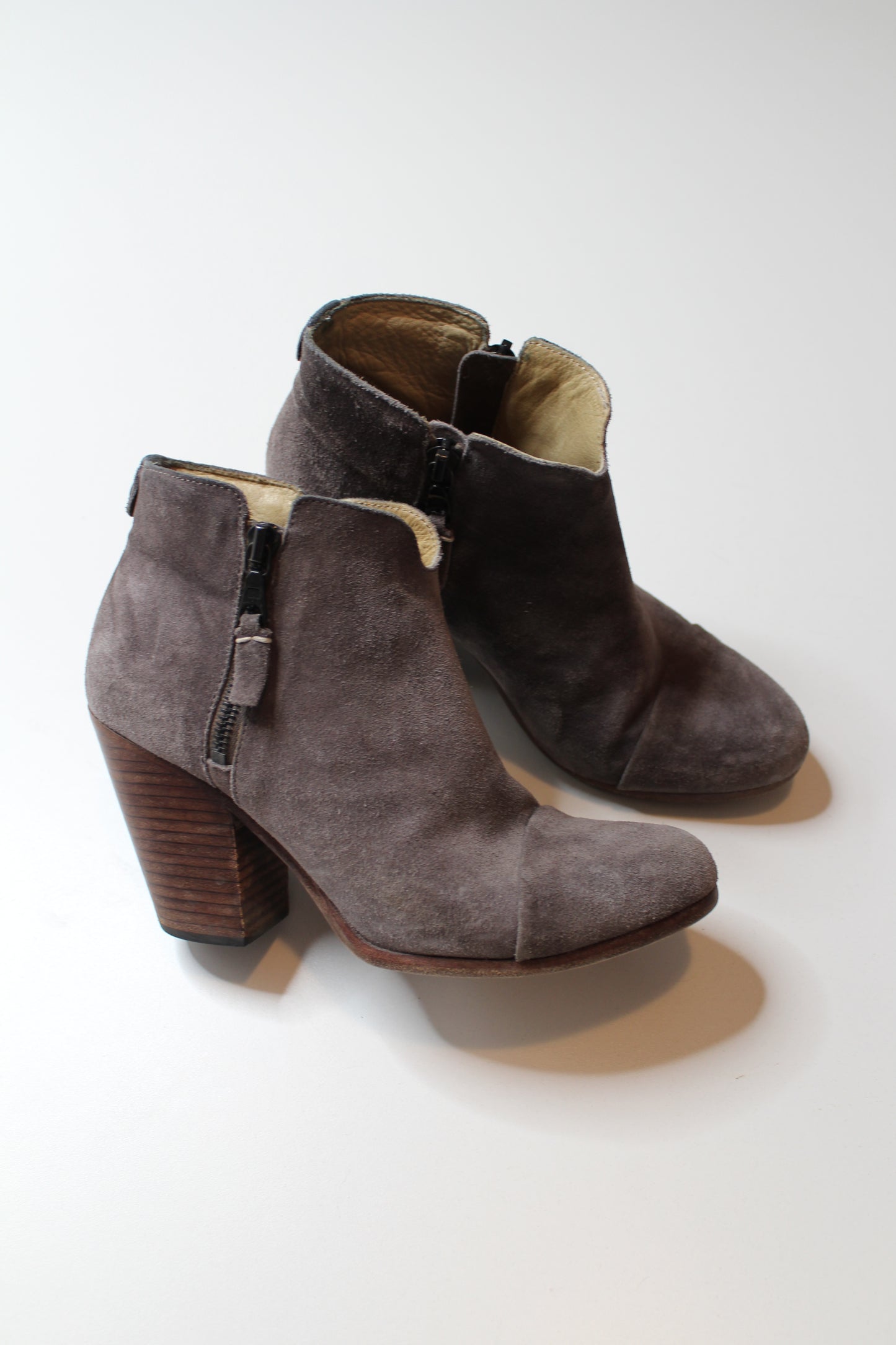 Rag & Bone grey suede margot bootie, size 37 (6.5) (additional 50% off)