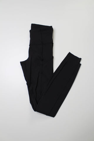 Lululemon black fast and free high rise tights, size 2 (28”) *non reflective brushed nulux (price reduced: was $58)