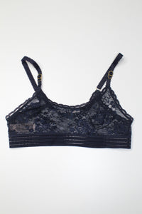 Stella McCartney navy lace bralette, size small *new without tags