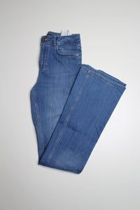 Massimo Dutti high rise flare jeans, size 2 (price reduced: was $48) (additional 50% off)